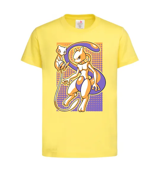 Детская футболка Mewtwo pokemon Лимонный фото