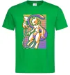 Чоловіча футболка Mewtwo pokemon Зелений фото