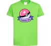 Детская футболка Pokeball I choose you Лаймовый фото