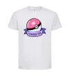 Детская футболка Pokeball I choose you Белый фото