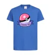 Детская футболка Pokeball I choose you Ярко-синий фото