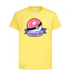 Детская футболка Pokeball I choose you Лимонный фото
