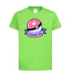 Детская футболка Pokeball I choose you Лаймовый фото
