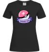 Женская футболка Pokeball I choose you Черный фото