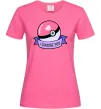 Женская футболка Pokeball I choose you Ярко-розовый фото