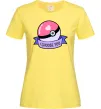 Женская футболка Pokeball I choose you Лимонный фото