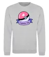 Свитшот Pokeball I choose you Серый меланж фото