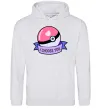 Мужская толстовка (худи) Pokeball I choose you Серый меланж фото