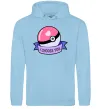 Жіноча толстовка (худі) Pokeball I choose you Блакитний фото