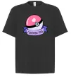 Футболка Оверсайз Pokeball I choose you Черный Футболка Оверсайз Pokeball I choose you Черный фото