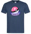 Мужская футболка Pokeball I choose you Темно-синий Мужская футболка Pokeball I choose you Темно-синий фото