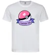 Мужская футболка Pokeball I choose you Белый Мужская футболка Pokeball I choose you Белый фото