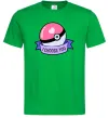Мужская футболка Pokeball I choose you Зеленый Мужская футболка Pokeball I choose you Зеленый фото
