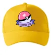 Кепка Pokeball I choose you Солнечно желтый фото