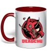 Чашка с цветной ручкой Deadchu Красный фото