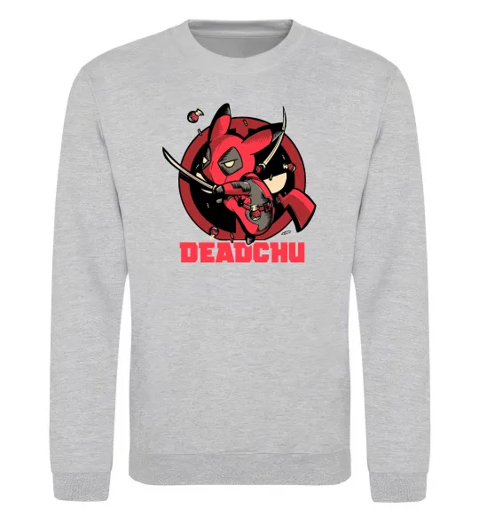 Світшот Deadchu Сірий меланж фото