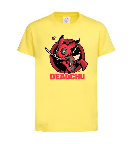Дитяча футболка Deadchu Лимонний фото