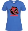Женская футболка Deadchu Ярко-синий Женская футболка Deadchu Ярко-синий фото