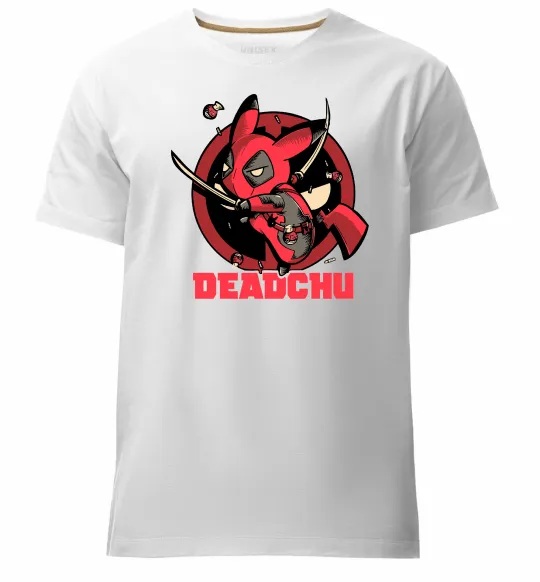 Мужская премиум футболка Deadchu Белый фото