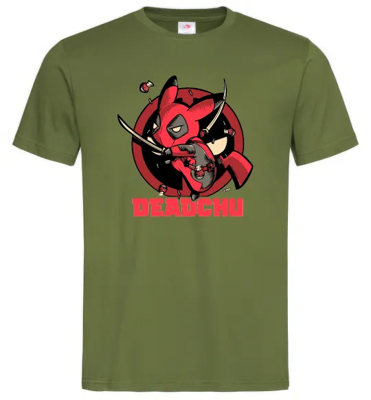 Мужская футболка Deadchu Оливковый фото