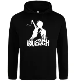 Жіноча толстовка (худі) Бліч маска Чорний фото