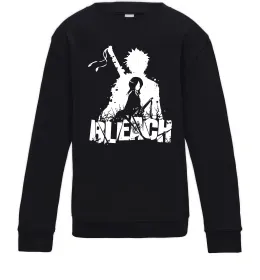 Дитячий світшот Бліч маска Чорний фото