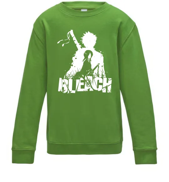 Дитячий світшот Bleach Ichigo Rukia Лаймовий фото