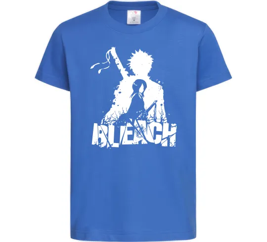 Дитяча футболка Bleach Ichigo Rukia Яскраво-синій фото