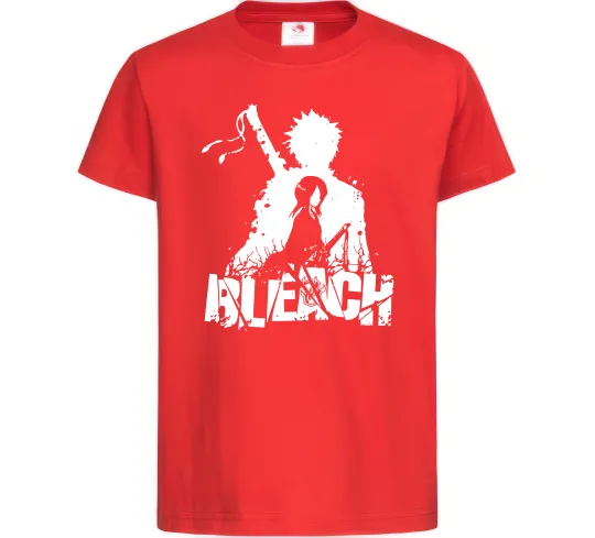 Дитяча футболка Bleach Ichigo Rukia Червоний фото