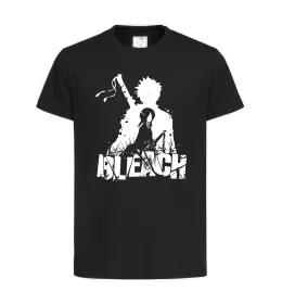 Дитяча футболка Bleach Ichigo Rukia Чорний фото