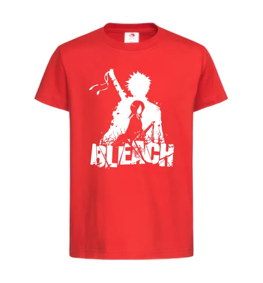 Детская футболка Bleach Ichigo Rukia Красный фото