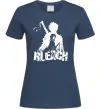 Жіноча футболка Bleach Ichigo Rukia Темно-синій фото