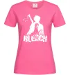 Жіноча футболка Bleach Ichigo Rukia Яскраво-рожевий фото