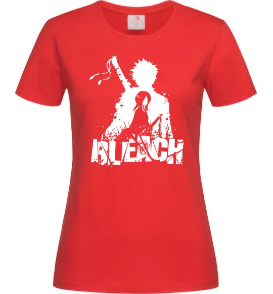 Жіноча футболка Bleach Ichigo Rukia Червоний фото
