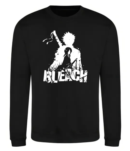 Світшот Bleach Ichigo Rukia Чорний фото