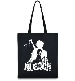 Еко-сумка Бліч маска Чорний фото