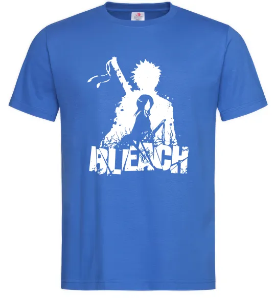 Чоловіча футболка Bleach Ichigo Rukia Яскраво-синій фото