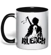 Чашка з кольоровою ручкою Bleach Ichigo Rukia Чорний Чашка з кольоровою ручкою Bleach Ichigo Rukia Чорний фото