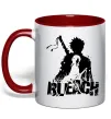 Чашка з кольоровою ручкою Bleach Ichigo Rukia Червоний Чашка з кольоровою ручкою Bleach Ichigo Rukia Червоний фото