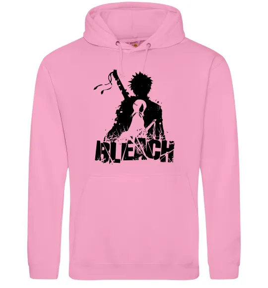 Мужская толстовка (худи) Bleach Ichigo Rukia Розовый фото