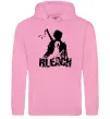 Мужская толстовка (худи) Bleach Ichigo Rukia Розовый фото
