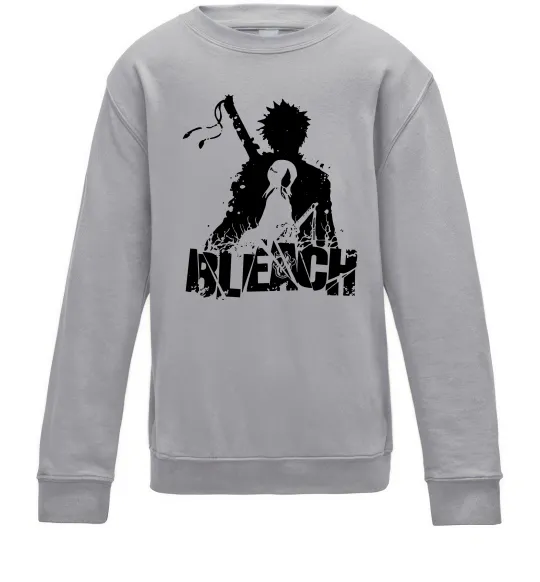 Дитячий світшот Bleach Ichigo Rukia Сірий меланж фото