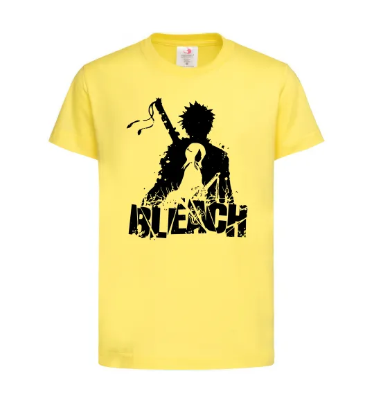 Детская футболка Bleach Ichigo Rukia Лимонный фото