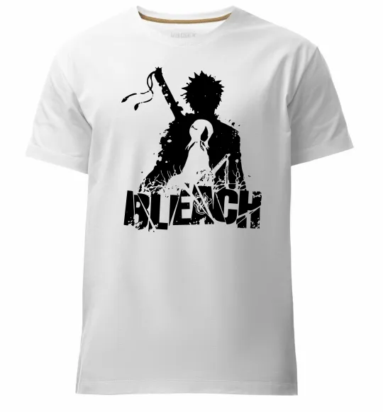 Чоловіча преміум футболка Bleach Ichigo Rukia Білий фото