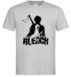 Чоловіча футболка Bleach Ichigo Rukia Сірий фото