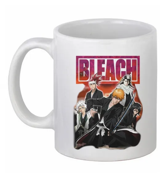 Чашка керамічна Bleach Білий фото