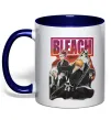 Чашка з кольоровою ручкою Bleach Глибокий темно-синій Чашка з кольоровою ручкою Bleach Глибокий темно-синій фото