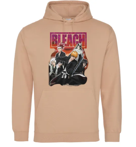 Чоловіча толстовка (худі) Bleach Пісочний фото
