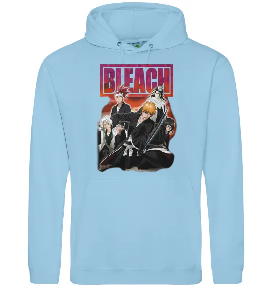 Женская толстовка (худи) Bleach Голубой фото