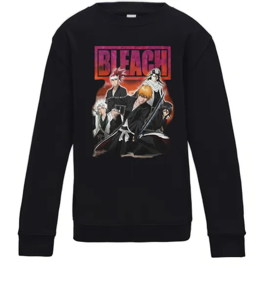 Дитячий світшот Bleach Чорний фото